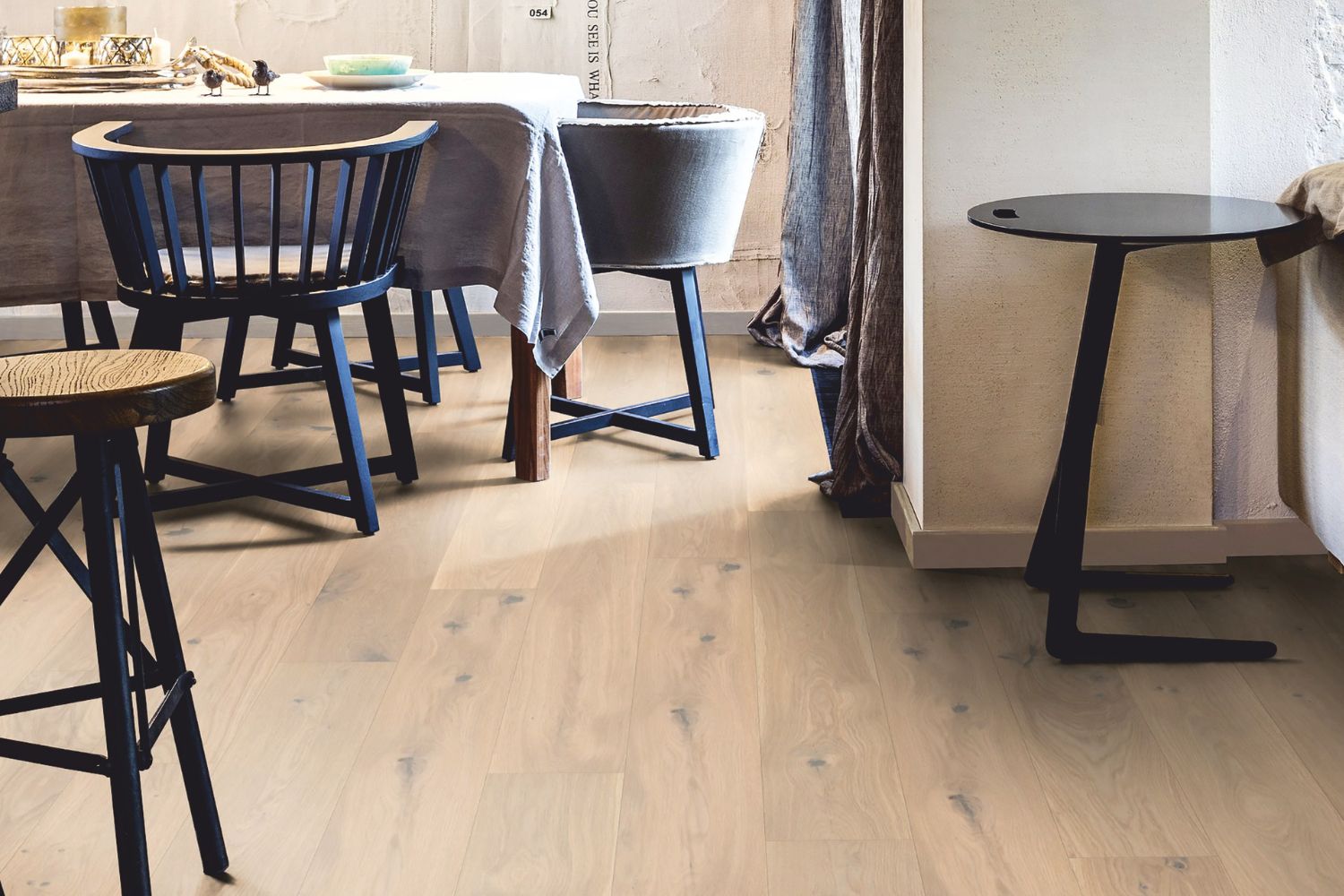 Landhausdiele Eiche Sahara in der Küche