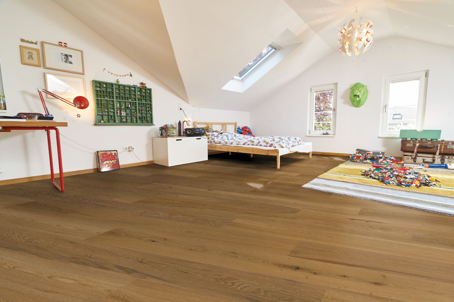 Landhausdiele Eiche Poel im Kinderzimmer