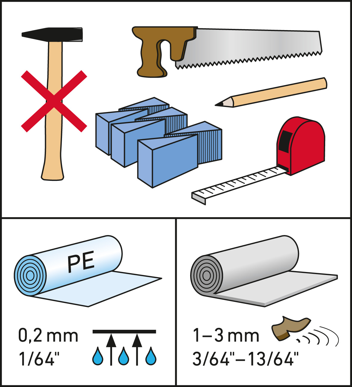 Werkzeuge zum Laminat verlegen Werkzeuge zum Laminat verlegen