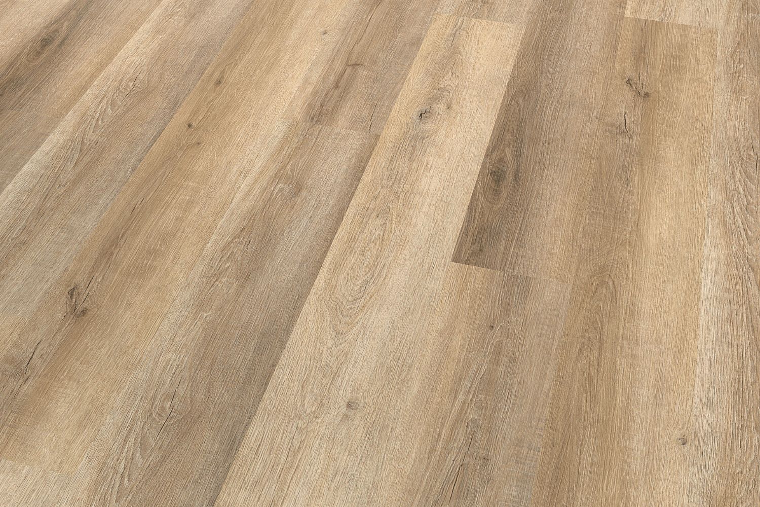 Vinylboden mit Dekor Eiche sand beige