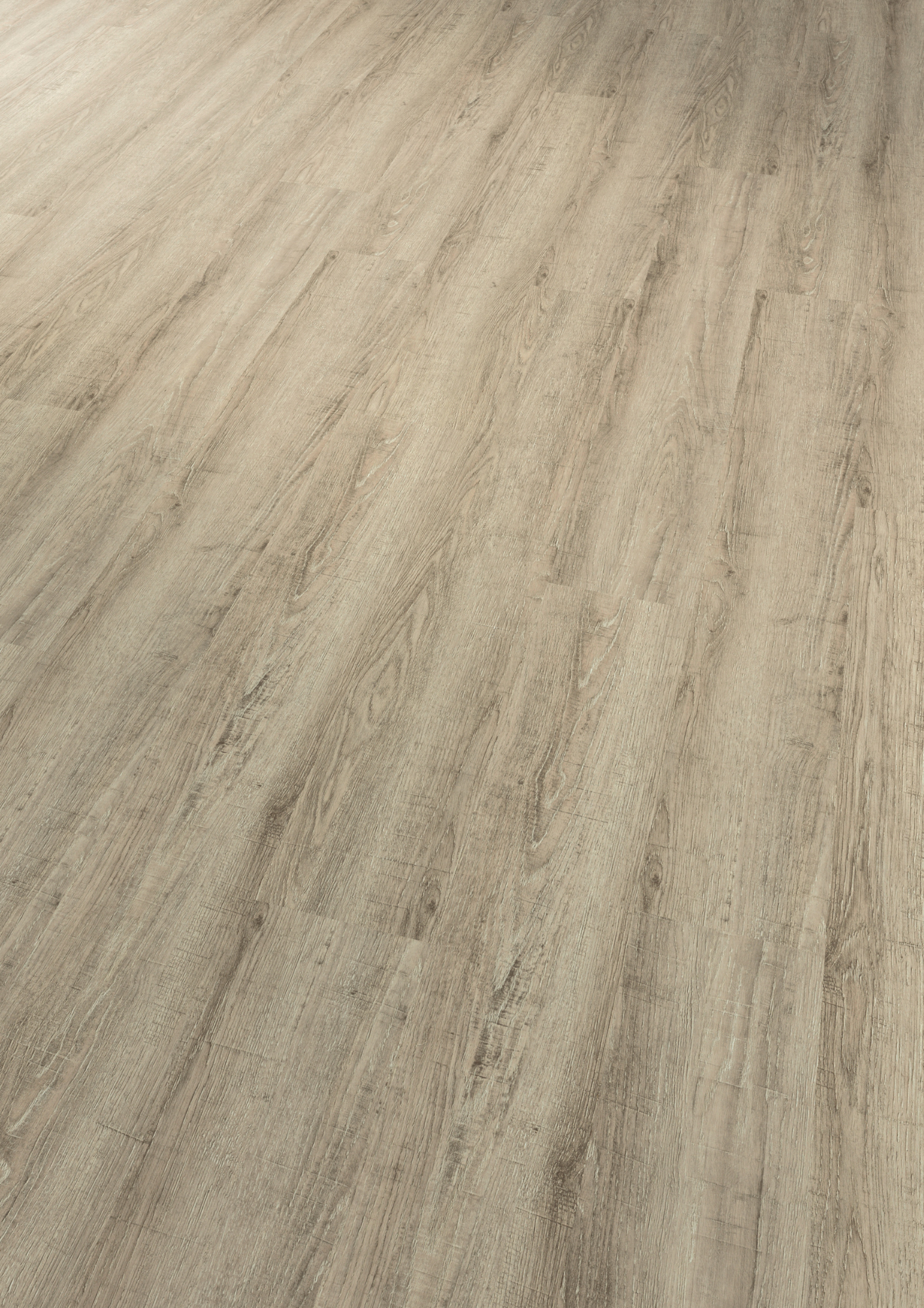 Vinylboden Eiche hellgrau gesägt