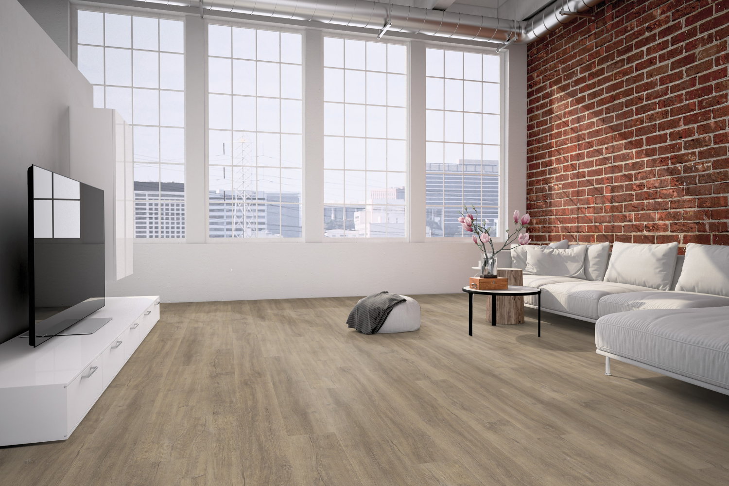 Landhausdiele Kalmar im Wohnzimmer