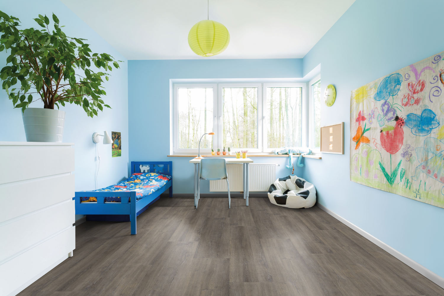 Vinylboden Visby im Kinderzimmer