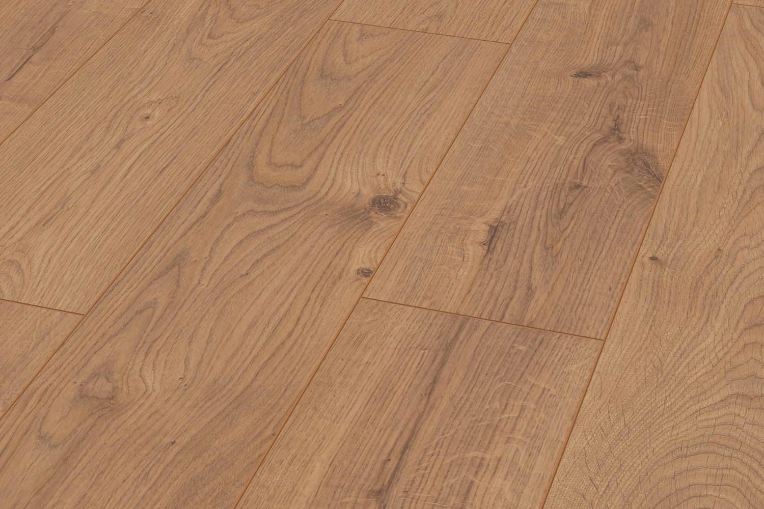 Laminatboden Eiche Caramel im Detail