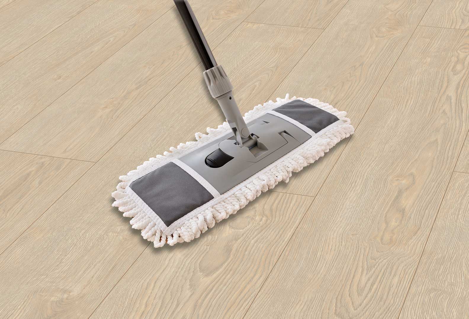 Pflege vom Laminatboden Eiche Crema Richtige Pflege bei Landhausdiele Eiche sand beige