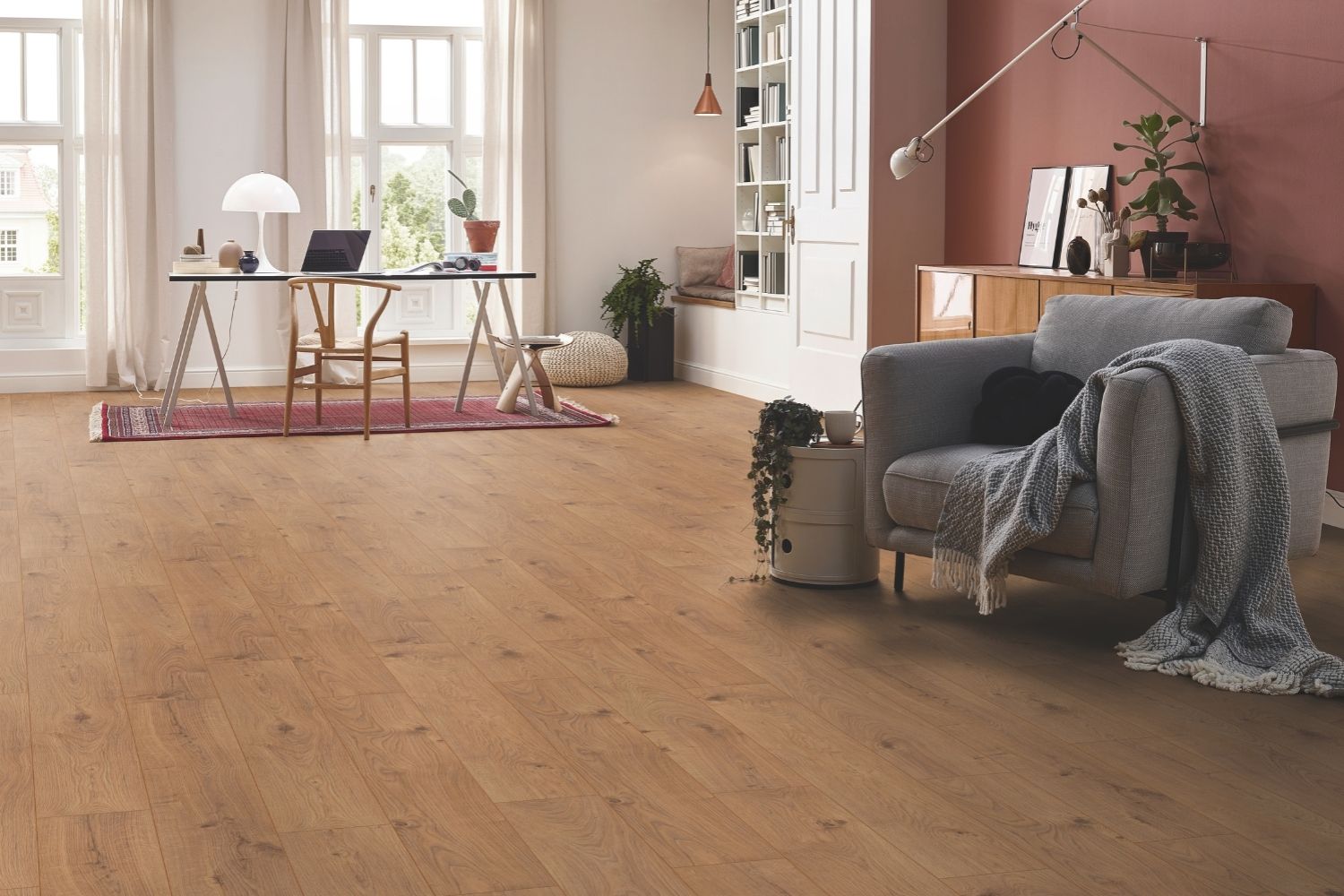 Laminatboden eiche caramel